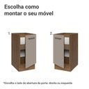 Ver imagem 4 de Balcão de Cozinha 40 cm 1 Porta (sem Tampo) Rustic/Crema Agata Madesa