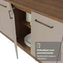Ver mais imagens de Balcão de Cozinha 40 cm 1 Porta (sem Tampo) Rustic/Crema Agata Madesa