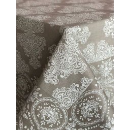 Toalha de Mesa Provence Verde Musgo em Jaquarde 100% Algodão - 2