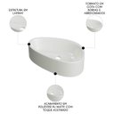 Ver imagem 3 de Cuba Pia para Banheiro Gota 43cm Maitê C08 Bege - Mpozenato