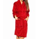 Ver imagem 2 de Roupão Feminino Pluch Soft Saída De Banho,piscina,banheira - Vermelho - G