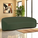 Ver imagem 1 de Sofá 3 Lugares Orgânico Luxo Recepção Sala de Estar e Tv Amore 200cm Linho Verde- Mabe Magazine