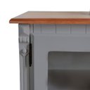 Ver imagem 6 de Cristaleira com 2 Portas 1 Gaveta e Laterais em Vidro Pés Luiz Xv 5115 Genebra - Cinza/pinhão