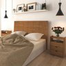 Cabeceira Morfeu 100% Mdf Diversas Cores e Tamanhos Ool Queen Nogueira - 6