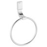 Porta Toalha Argola Docol Top 16cm Chrome - 1