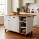Ver imagem 6 de Cozinha Completa Modulada 7 Peças MDF Joy Branco/Off White/Nogueira