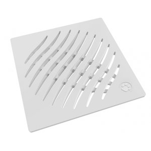 Grelha Tigre Ecologica Quad Branca 10cm C/6 Pcs