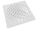Ver imagem 1 de Grelha Tigre Ecologica Quad Branca 10cm C/6 Pcs