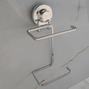 Ver imagem 5 de Papeleira Dupla com Ventosa Porta Papel Higiênico Schmitt:Cromado