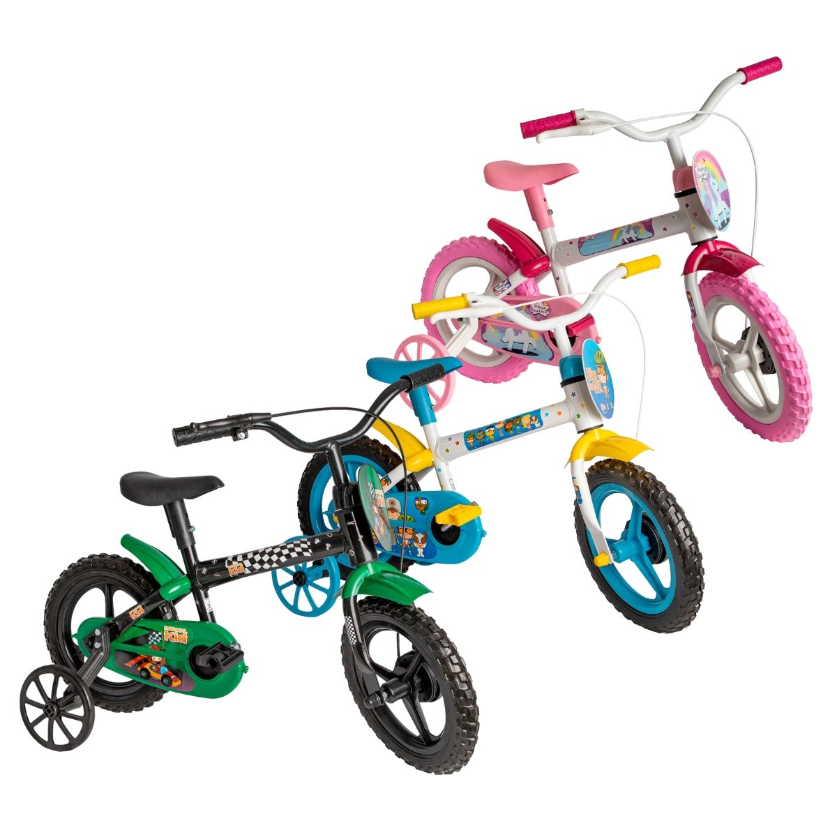 Bicicleta Infantil 3 a 5 Anos Aro 12 Menina Menino Clubinho Salva Vidas - 8