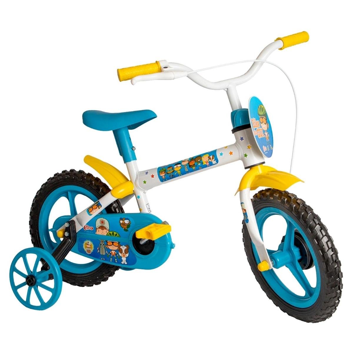 Bicicleta Infantil 3 a 5 Anos Aro 12 Menina Menino Clubinho Salva Vidas - 1