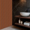 Ver imagem 2 de 10 Placas Autocolante Revestimento de Parede Ripado Premium