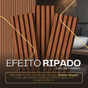 Ver imagem 4 de 10 Placas Autocolante Revestimento de Parede Ripado Premium