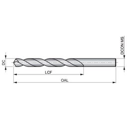 Broca Paralela Hss Brilhante - Med. 1,1mm - 10 Peças - Din 338 - A114 - 3 Broca Paralela Hss Brilhante - Med. 1,1mm - 10 Peças - Din 338 - A114 - 3