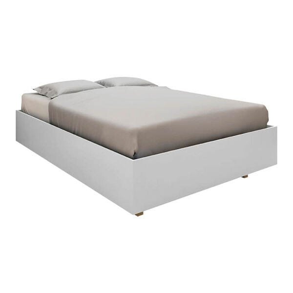 Cama Sant'Anna 2 em 1 com Cabeceira Opcional Queen Branco OOL - 1