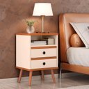 Ver imagem 2 de Kit Mesa de Cabeceira Alan Prático e Funcional