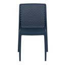 Ver imagem 3 de Kit 4 Cadeiras Dots Azul Navy Empilháveis em Polipropileno