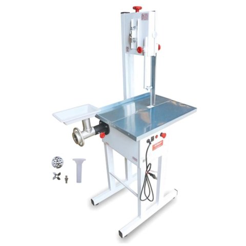 Serra Fita Mesa Móvel Bigolar 2,06m com Moedor Boca 10 3/4CV com Gabinete Bivolt