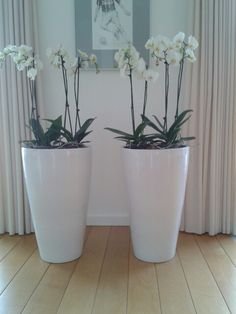 Vaso Cachepot Para Plantas E Flores Tipo Vietnamita 90x45cm Branco - 4