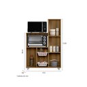 Ver imagem 5 de Fruteira Multiuso para Cozinha Espaçosa com 1 Porta Balcão para Micro-ondas e Forno An