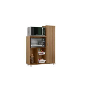 Fruteira Multiuso para Cozinha Espaçosa com 1 Porta Balcão para Micro-ondas e Forno An