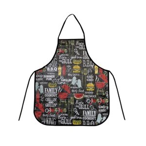 Avental de Cozinha Lavanderia Impermeável Tamanho Grande Gg Plus Size Ketchup