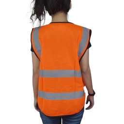 Colete Faixa Sinalizador Refletivo Blusao Fluorescente Segurança Trabalho Epi Obra Estacionamento - 4