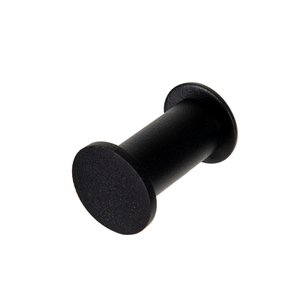 Cabide de Parede Banheiro 4,5cm em Aço Inox Black Matte Linha Tessália Stainless