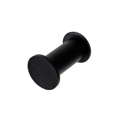 Cabide de Parede Banheiro 4,5cm em Aço Inox Black Matte Linha Tessália Stainless