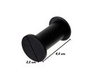 Ver imagem 2 de Cabide de Parede Banheiro 4,5cm em Aço Inox Black Matte Linha Tessália Stainless