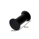 Ver imagem 2 de Cabide de Parede Banheiro 4,5cm em Aço Inox Black Matte Linha Tessália Stainless