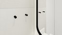 Ver imagem 4 de Cabide de Parede Banheiro 4,5cm em Aço Inox Black Matte Linha Tessália Stainless