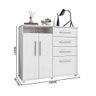 Cômoda De MDF Branco Framar - 4