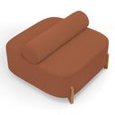 Ver mais imagens de Sofá Ilha Orgânico Living Closet Evo 125cm 02 Lugares Bouclê Terracota - Desk Design Terracota