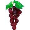 Kit 12 Cachos Uva Roxa Fruta Artificial de Silicone de 10cm - 2