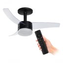 Ver imagem 4 de Ventilador de Teto Arno 150W 120cm 3 Pás Preto Ultimate VX14 Bivolt