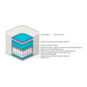 Ver imagem 3 de Cama Box Colchão Paradiso + Base Luxo King Azul Estofama