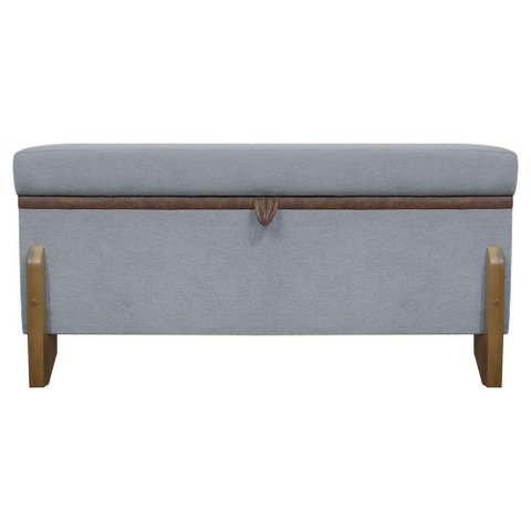 Puff Recamier Versallies 100 Cm Concreto Bouclé