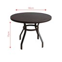 Ver imagem 2 de Conjunto de Mesa Ripada Amélia 4 Poltronas Piscina e Jardim Preto