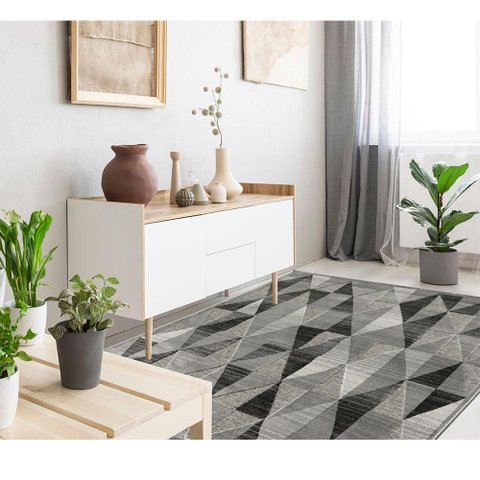 Tapete Alice Triangulos 160x235cm Tapetes São Carlos