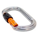 Ver imagem 2 de Mosquetão Usclimb Alumínio Oval Keylock Trava Rosca 22kn Ce Uiaa