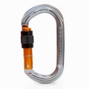 Ver imagem 3 de Mosquetão Usclimb Alumínio Oval Keylock Trava Rosca 22kn Ce Uiaa