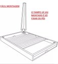 Ver imagem 5 de Mesa de Jantar Extensível 1.20 a 1.80 com Vidro Pés Madeira Gênova:imbuia/preto