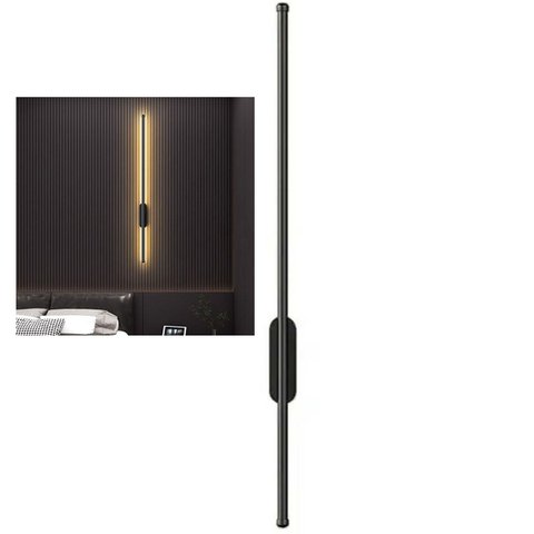 Luminaria Arandela Led Perfil Slim Fit 3 em 1 Luz Indireta Parede Sala Quarto Moderno Ambiente Minim