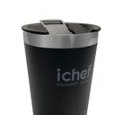 Ver imagem 5 de Dois Copos Térmico Polishop Ichef com Tampa Smart Cup 600 ml | Preto