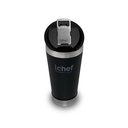 Ver mais imagens de Dois Copos Térmico Polishop Ichef com Tampa Smart Cup 600 ml | Preto