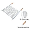 Ver imagem 3 de Grelha de Churrasco Churrasqueira 50x50