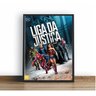 Quadro Decorativo Poste Liga Da Justiça Sem Limites Classico - 1