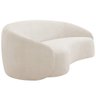 Sofá 3 Lugares 180cm Orgânico Luxo Recepção Amore Linho - 7