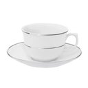 Ver imagem 4 de Aparelho de Jantar e Chá Oxford Flamingo Diamond 30 Peças - Branco - Liso